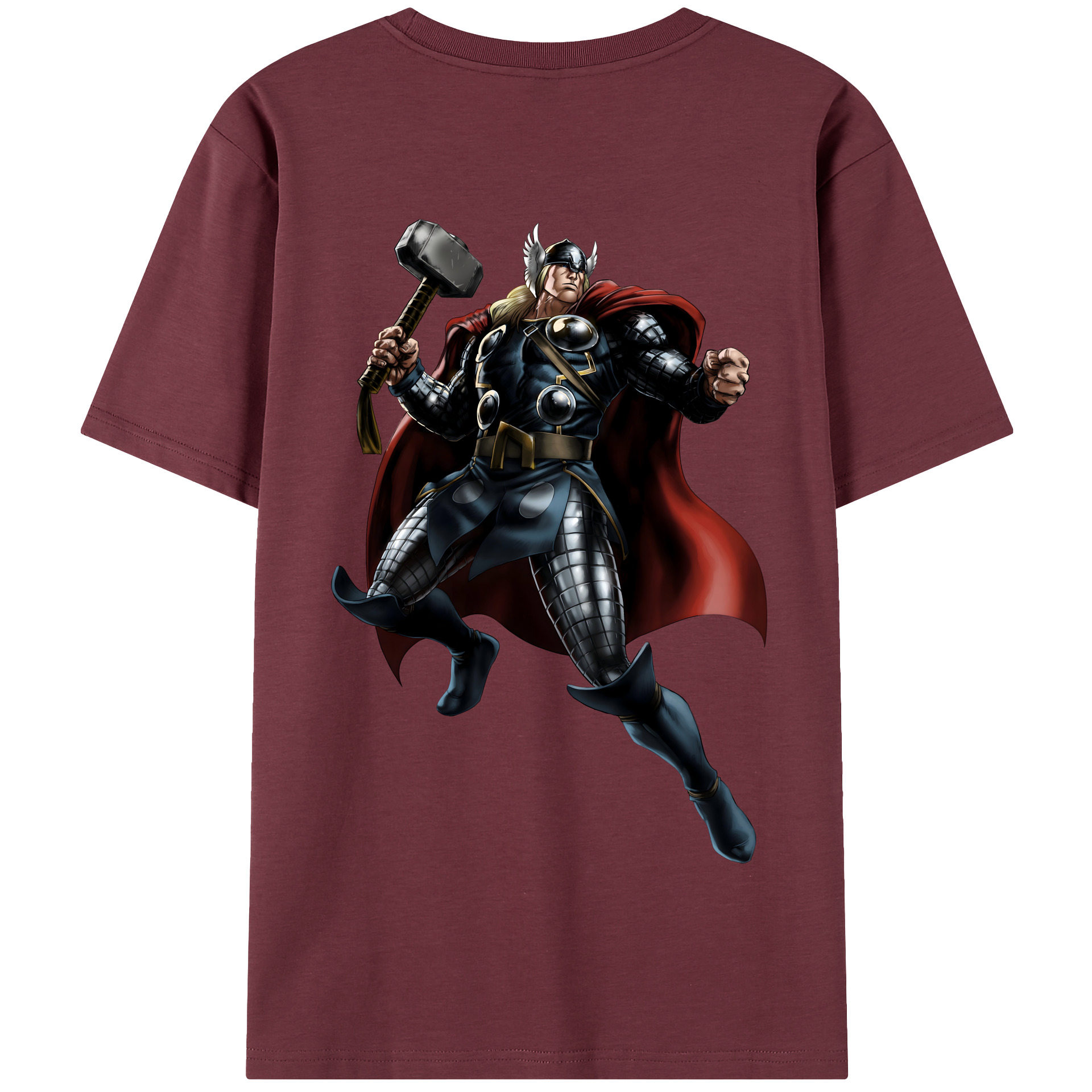 （画像用） アベンジャーズ The Avengers 綿100％半袖Tシャツ（背面プリント）